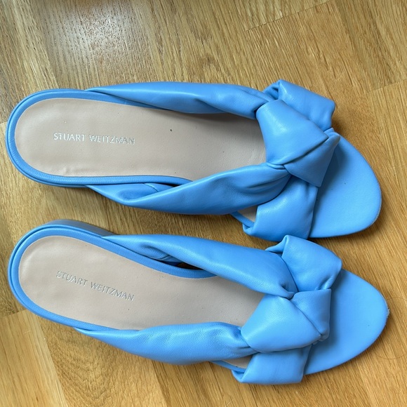 Stuart Weitzman Playa 35 Knot Block Slide - Picture 2 of 7